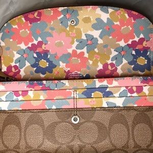 Coach Wallet with floral inside